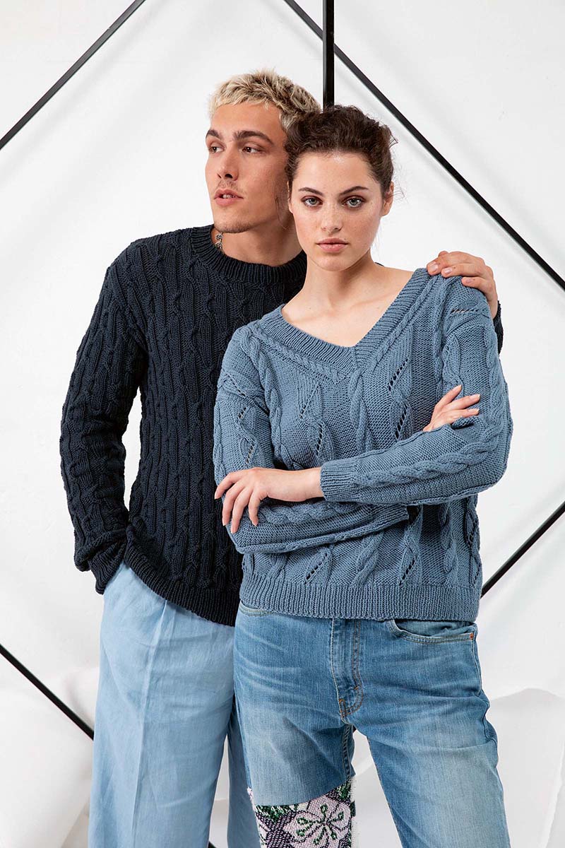 Artikelbild 4 des Artikels “Pullover mit Zopfmuster aus Soft Cotton “
