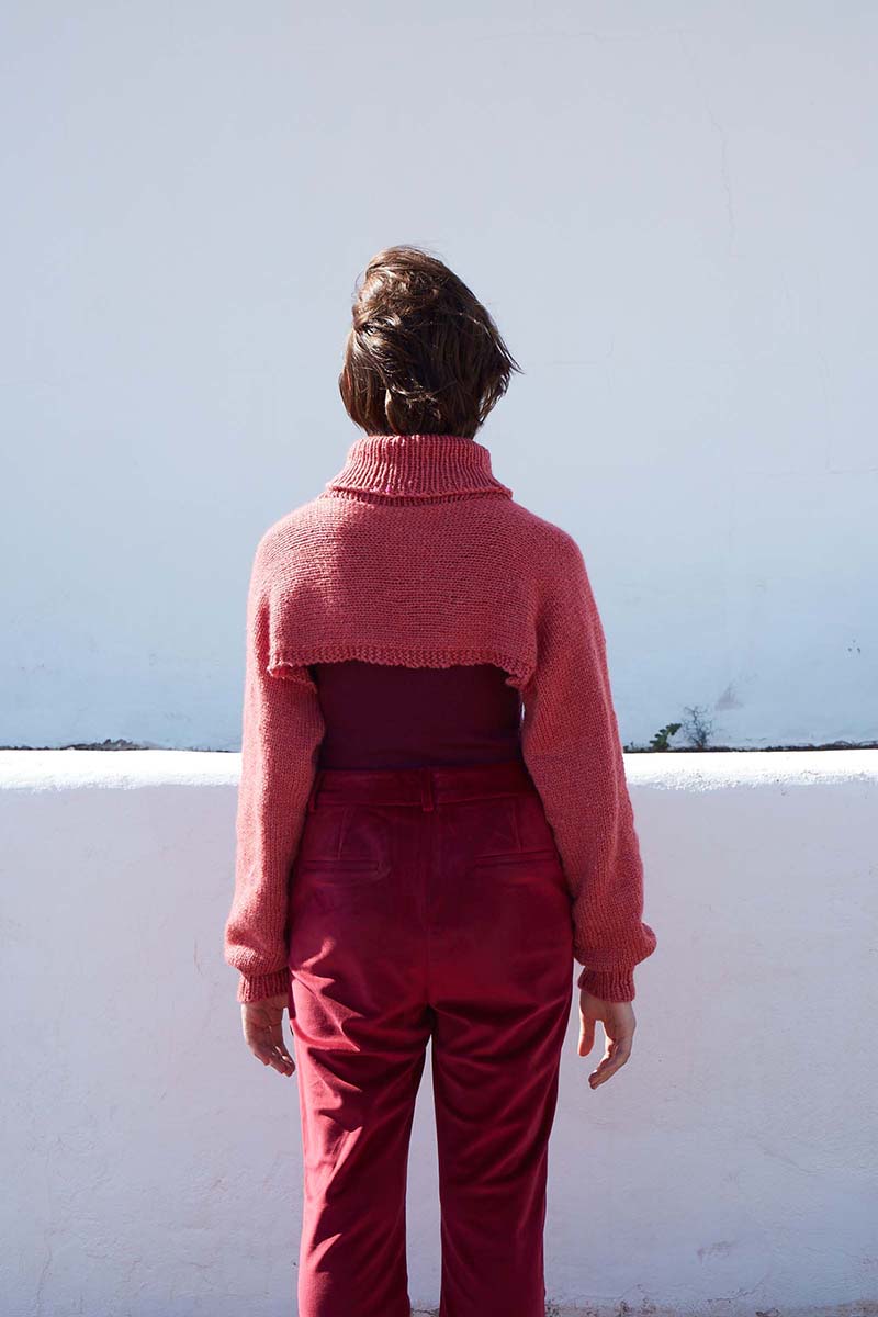 Artikelbild 4 des Artikels “Kurzer Pullover Wild Rose aus WOOLADDICTS Memory 1124.0005 - Grau | XL (500g)“