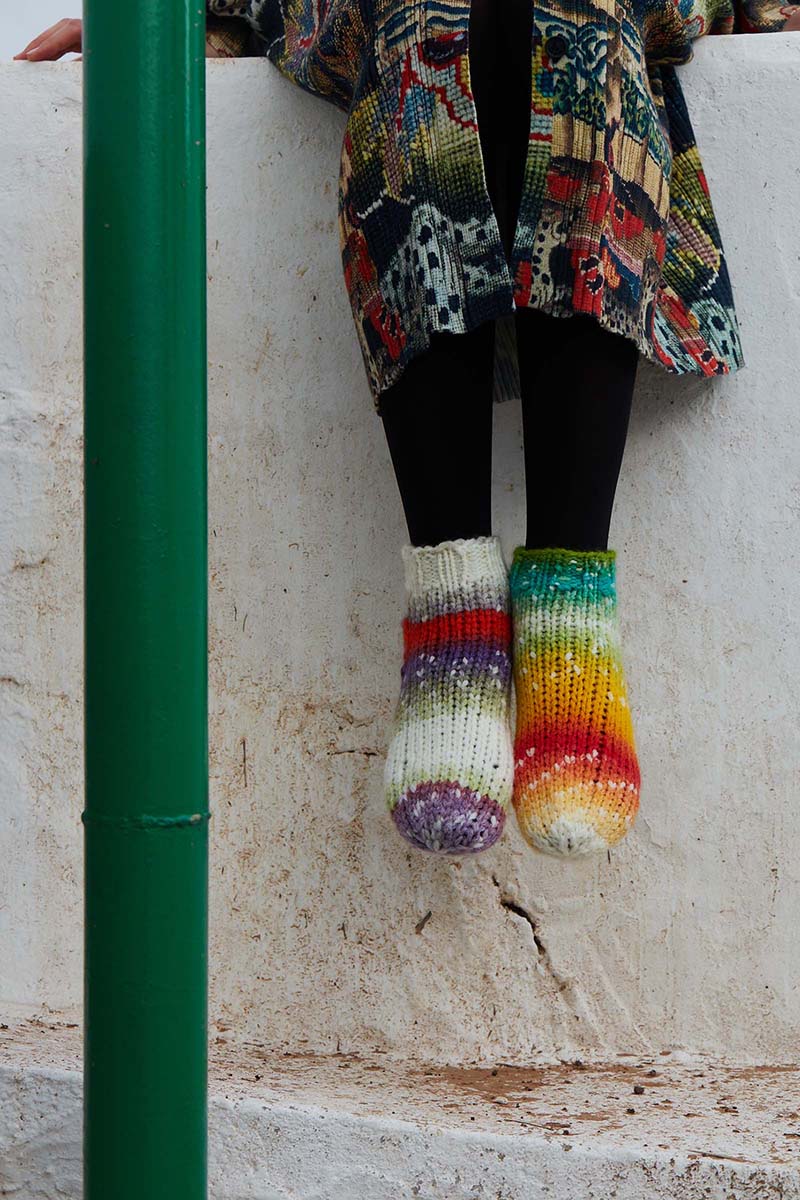 Artikelbild 4 des Artikels “Socken Prismatic Movers aus WOOLADDICTS Mystery “