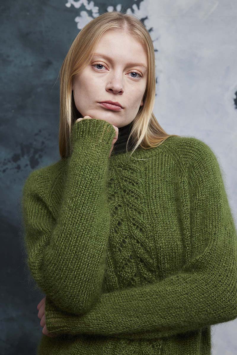 Artikelbild 4 des Artikels “Pullover Top Down Temperance aus Mohair Luxe “