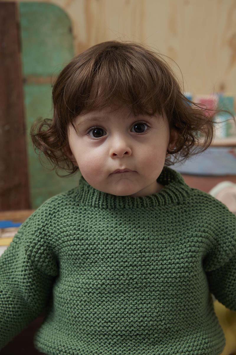 Artikelbild 4 des Artikels “Pullover Odin aus Merino 200 Bebé 71.0472 - mint dunkel | 56-62 (150g)“