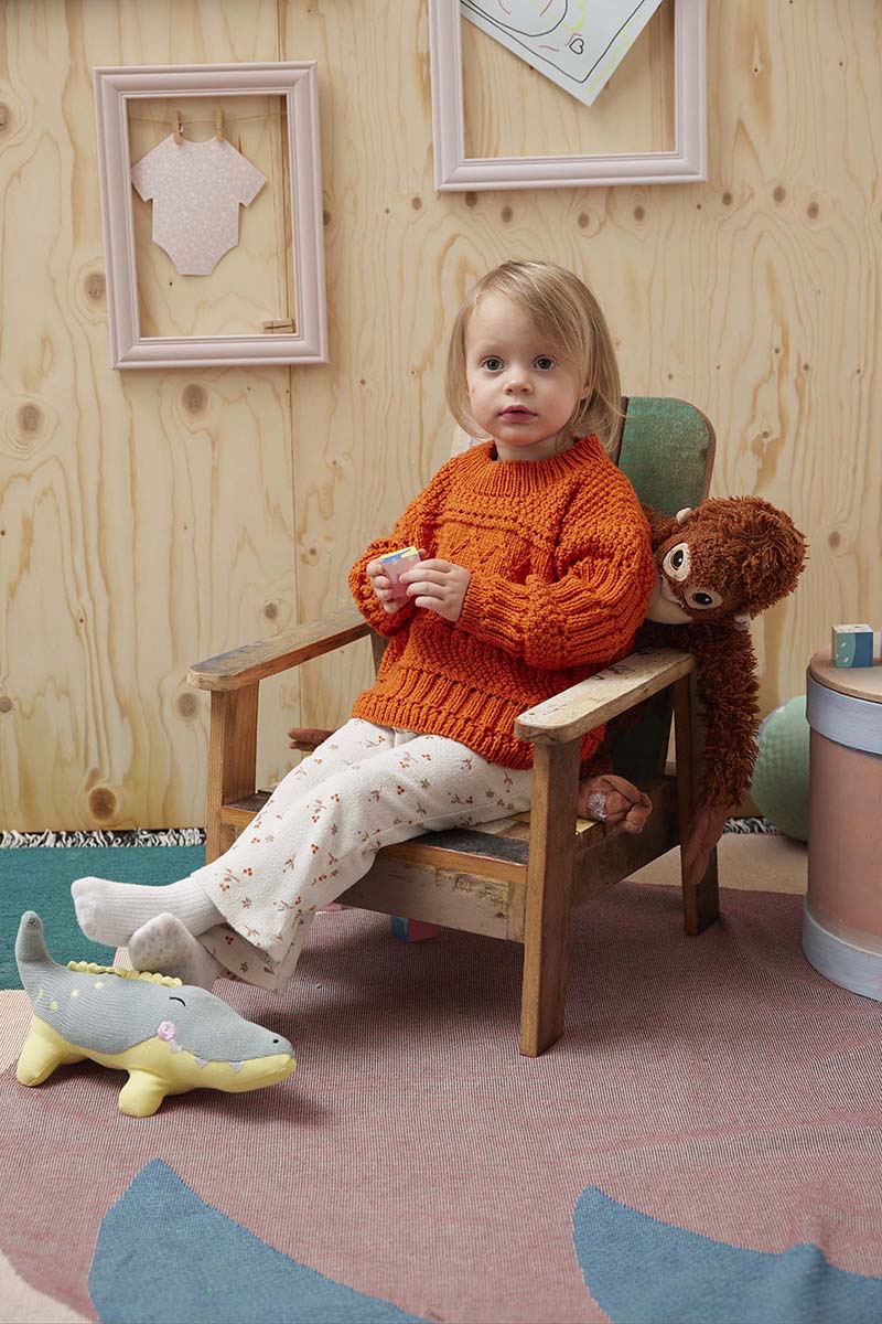 Artikelbild 4 des Artikels “Pullover Selma aus Merino 200 Bebé 71.0368 - dunkelbraun | 80-86 (350g)“