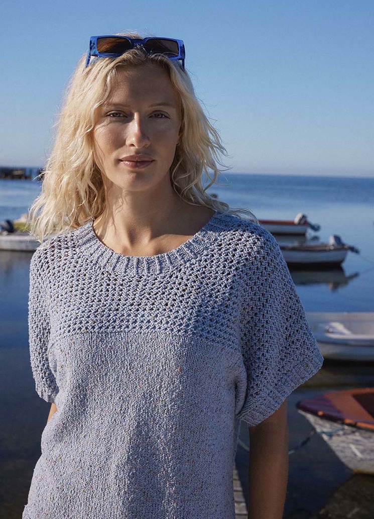 Artikelbild 4 des Artikels “T-Shirt Caia aus Lang Yarns Cotton Tweed “