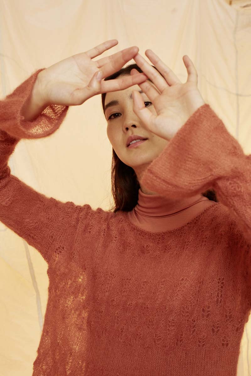 Artikelbild 4 des Artikels “Pullover mit Volants und Lochmuster aus Lace “