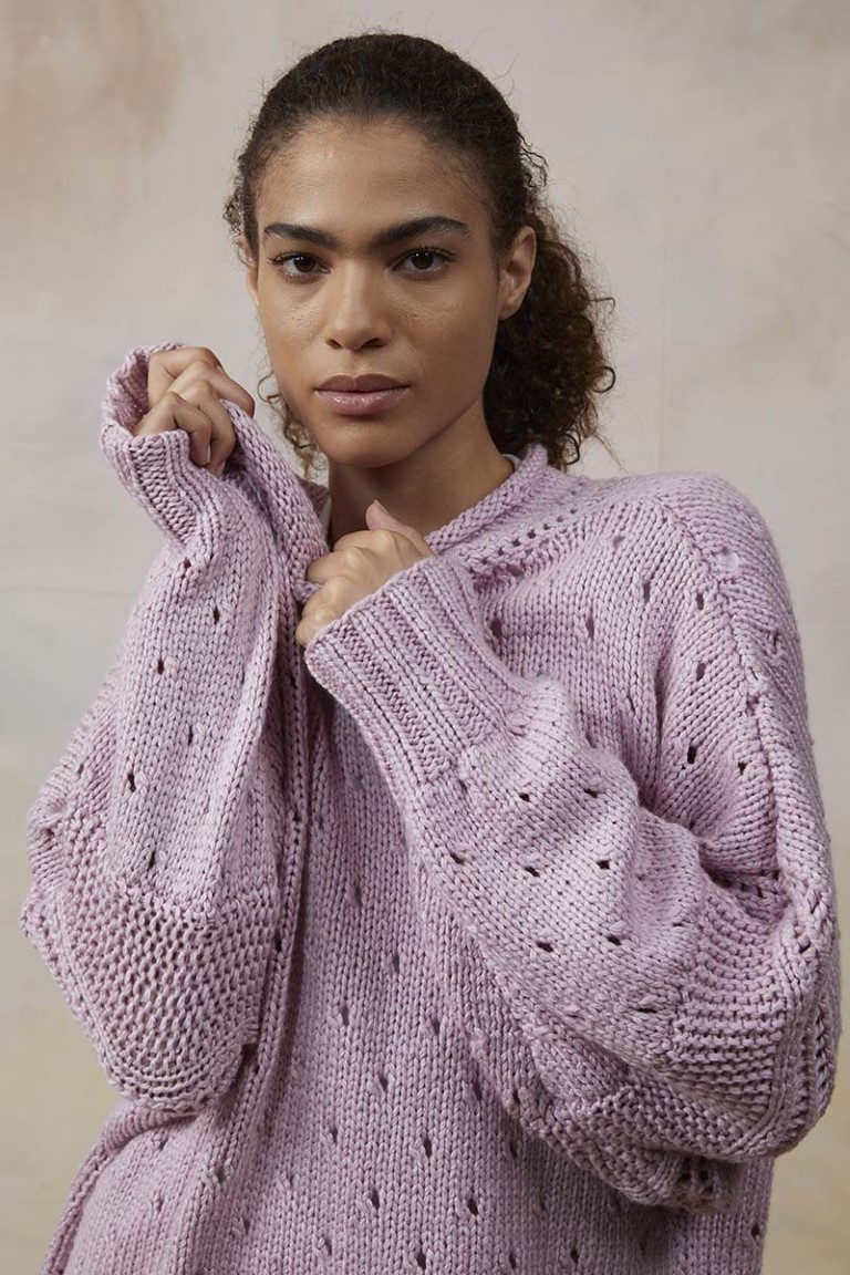 Artikelbild 4 des Artikels “Oversize Pullover aus Amira 933.0009 - rosa | L-XL (650g)“