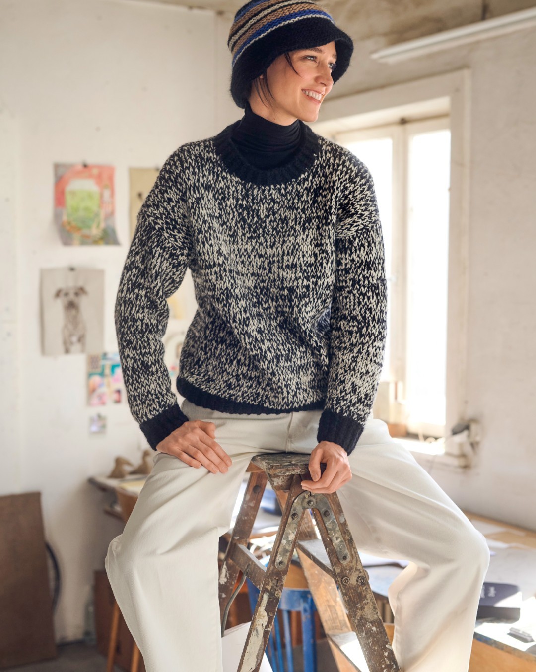 Artikelbild 4 des Artikels “Melierter Pullover aus Brigitte No. 2 “