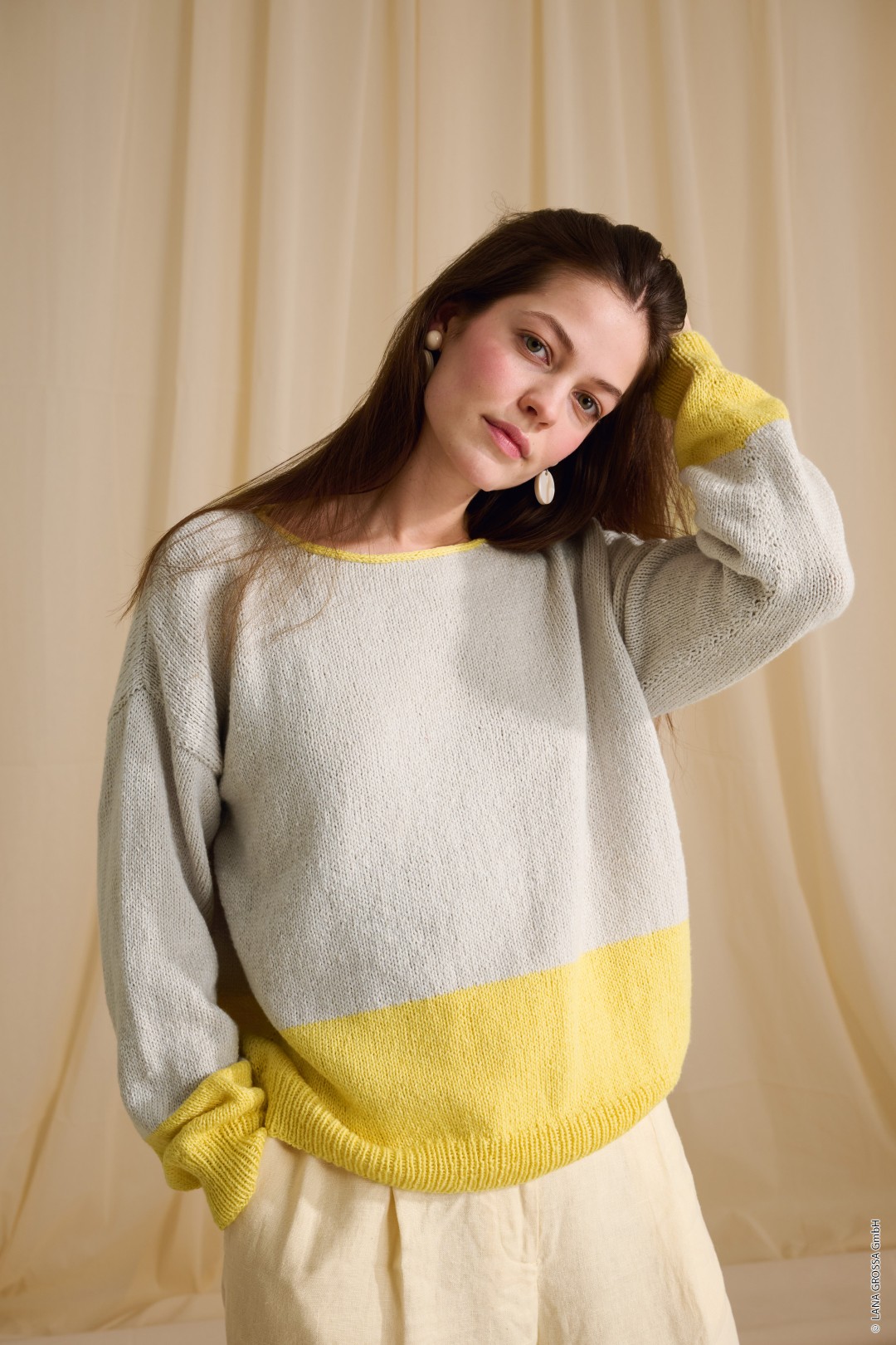 Artikelbild 4 des Artikels “Zweifarbiger Pullover aus Alta Moda Cotolana “