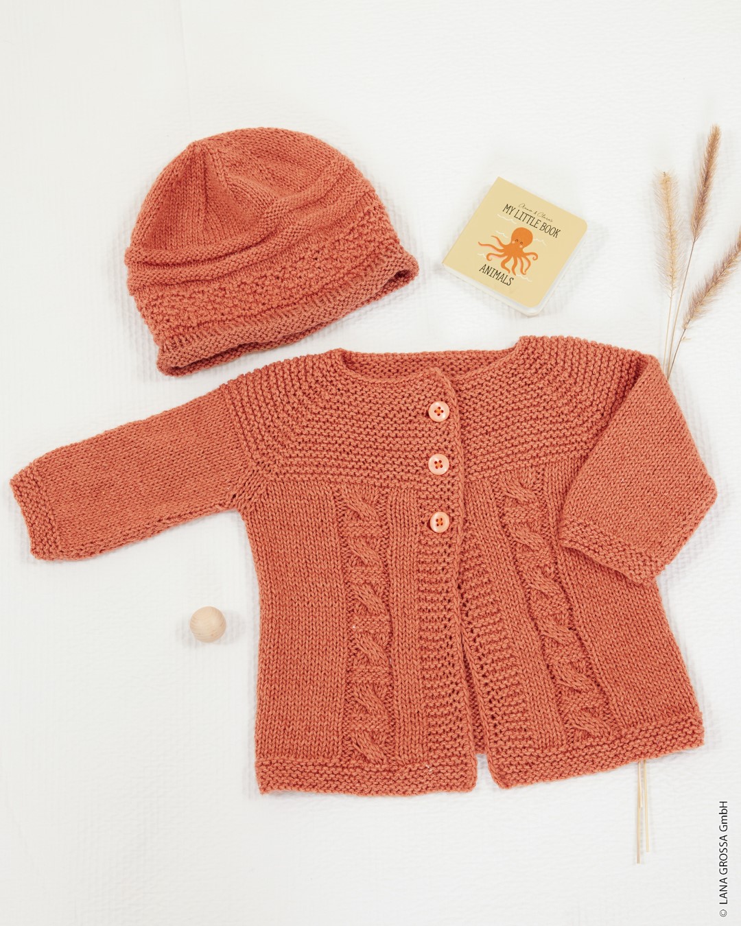 Artikelbild 4 des Artikels “Jacke Mit Zopfmuster aus Alta Moda Cotolana “