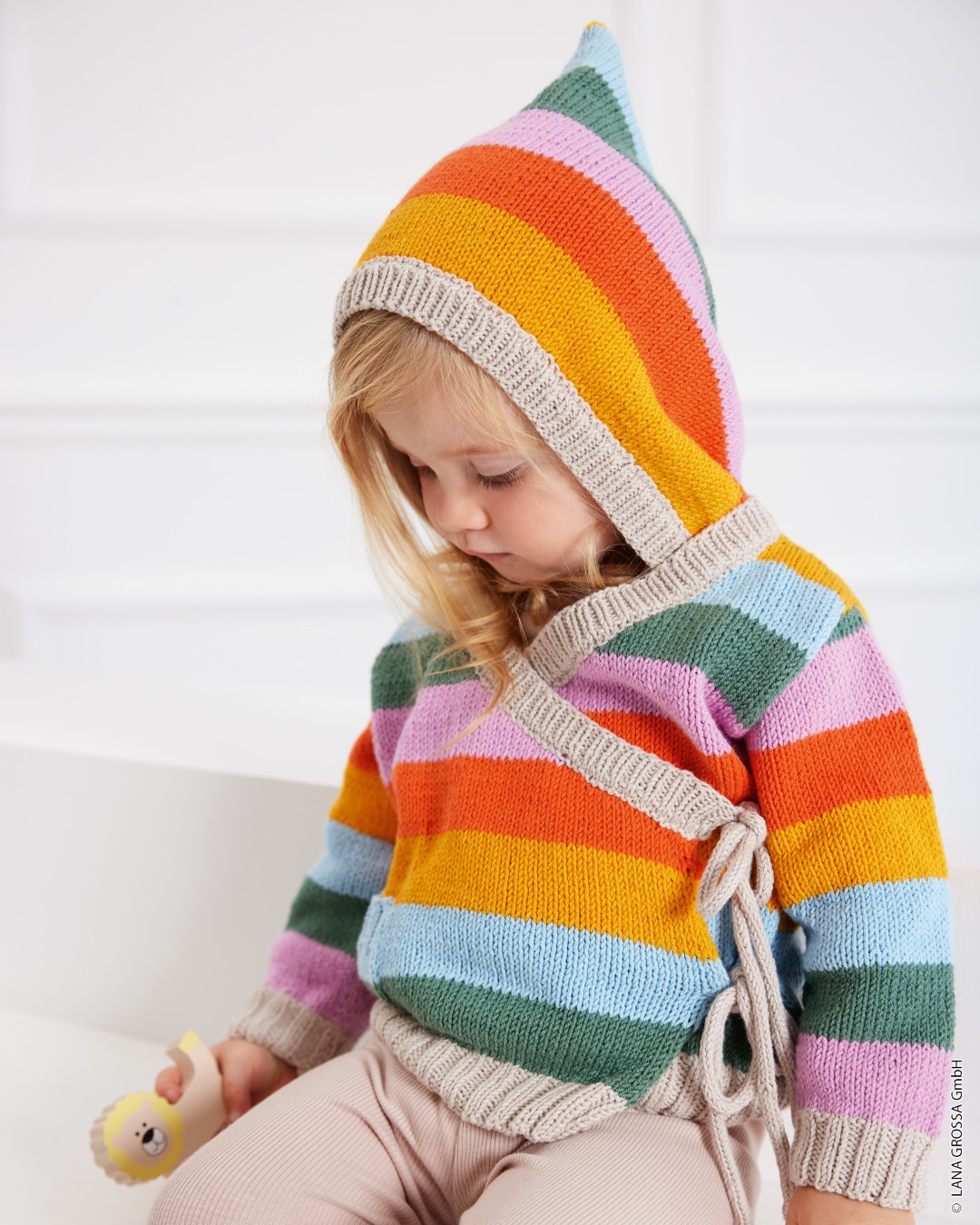 Artikelbild 4 des Artikels “Kapuzenjacke Gestreift aus Elastico “