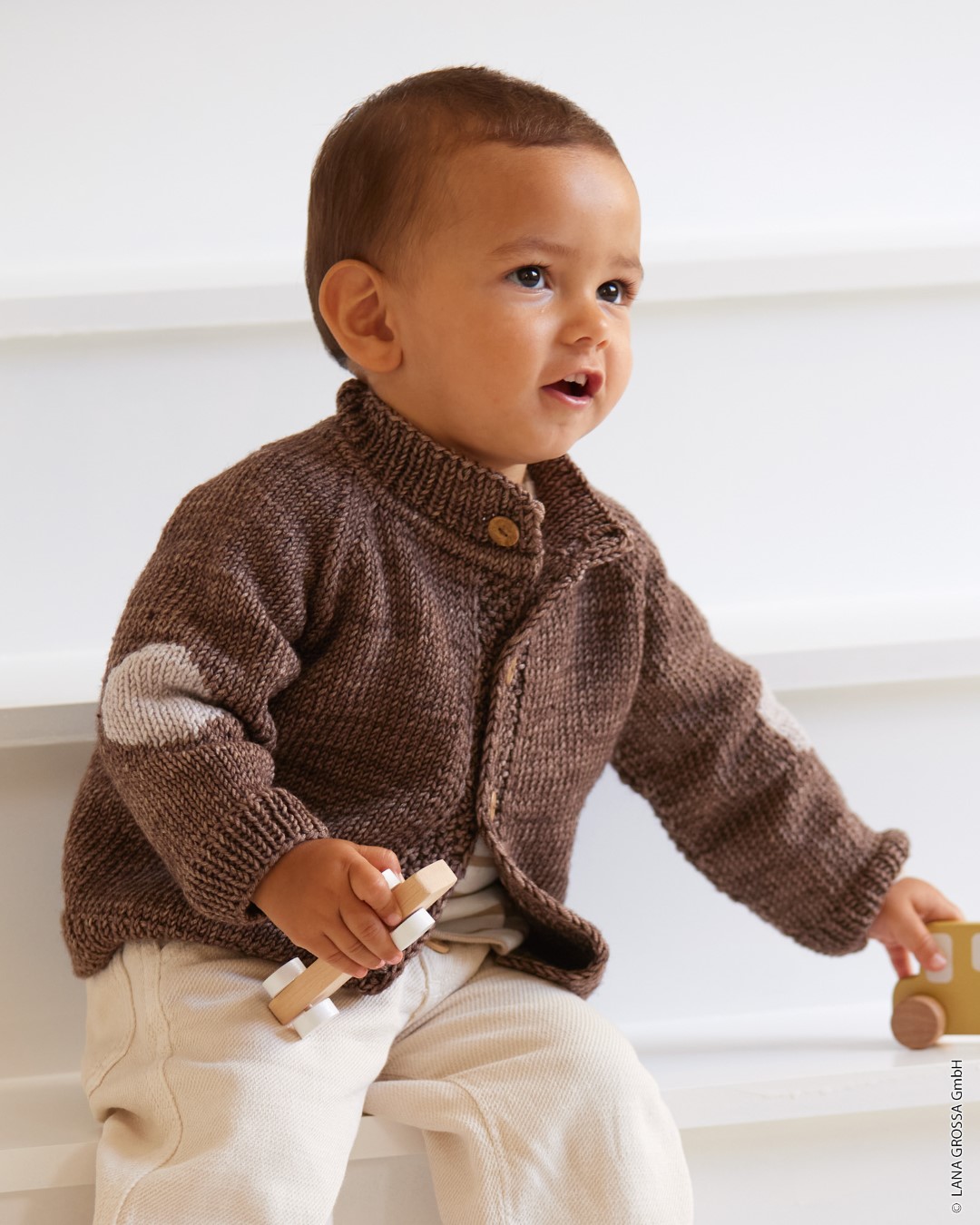 Artikelbild 4 des Artikels “Jacke Mit Ellenbogenpatches aus Cool Wool Big & Cool Wool Big Vintage “