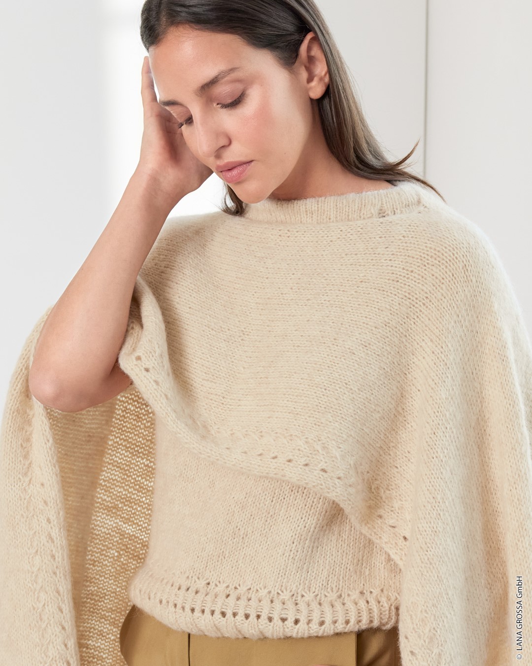 Artikelbild 4 des Artikels “Kurzarmpullover aus Natural Alpaca Pelo “