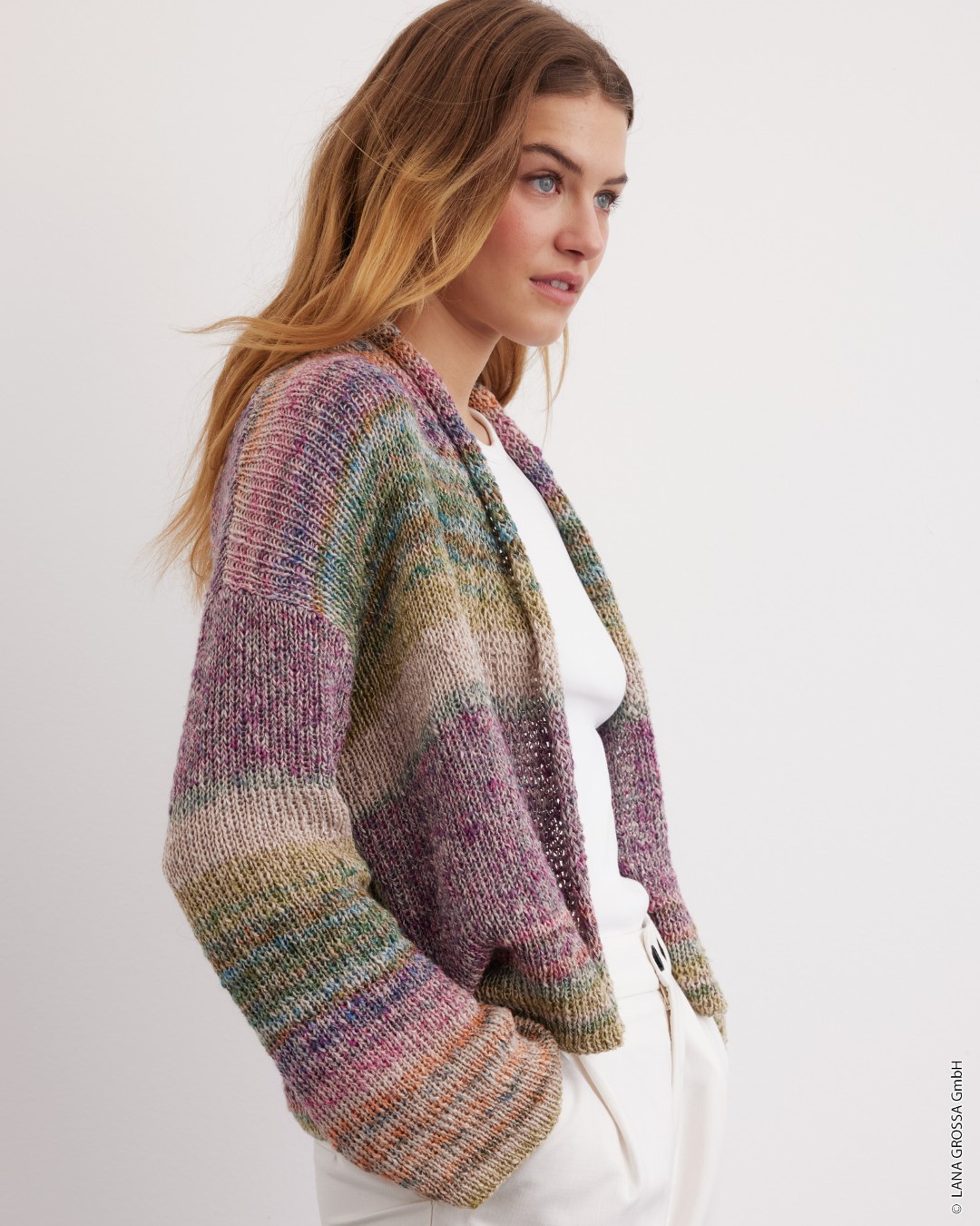 Artikelbild 4 des Artikels “Rippencardigan aus Mosaico (Linea Pura) “