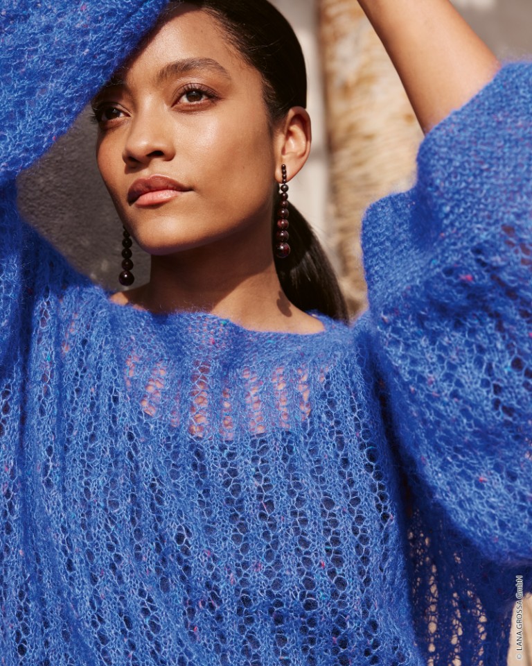 Artikelbild 4 des Artikels “Oversize Sweater aus Natural Superkid Tweed “