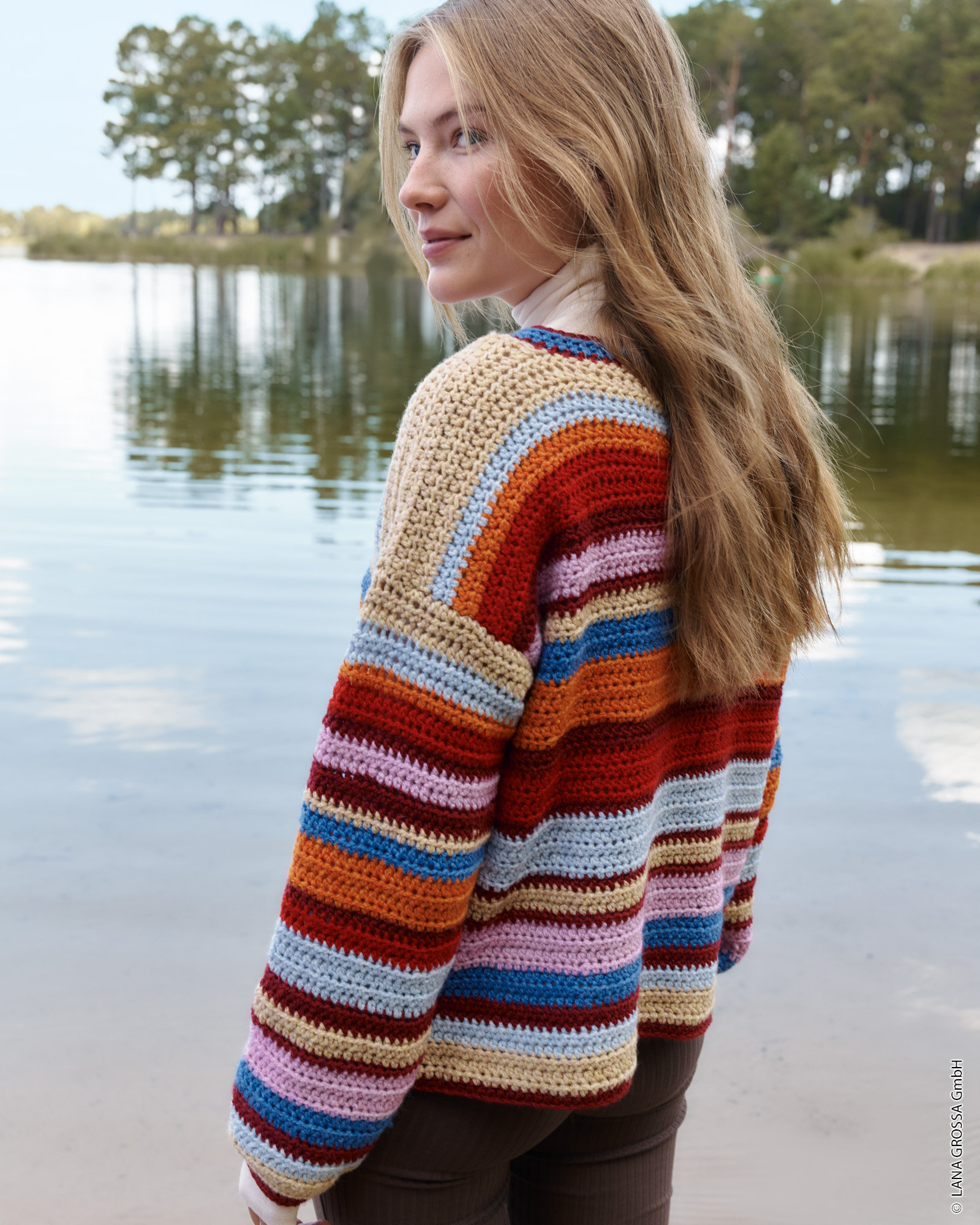 Artikelbild 4 des Artikels “Striking Stripes Pullover aus Cool Merino “