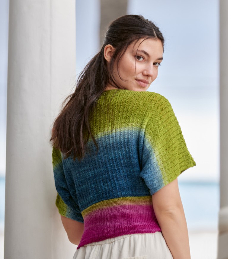 Artikelbild 4 des Artikels “Pullover aus Cool Wool Lace Hand-Dyed “