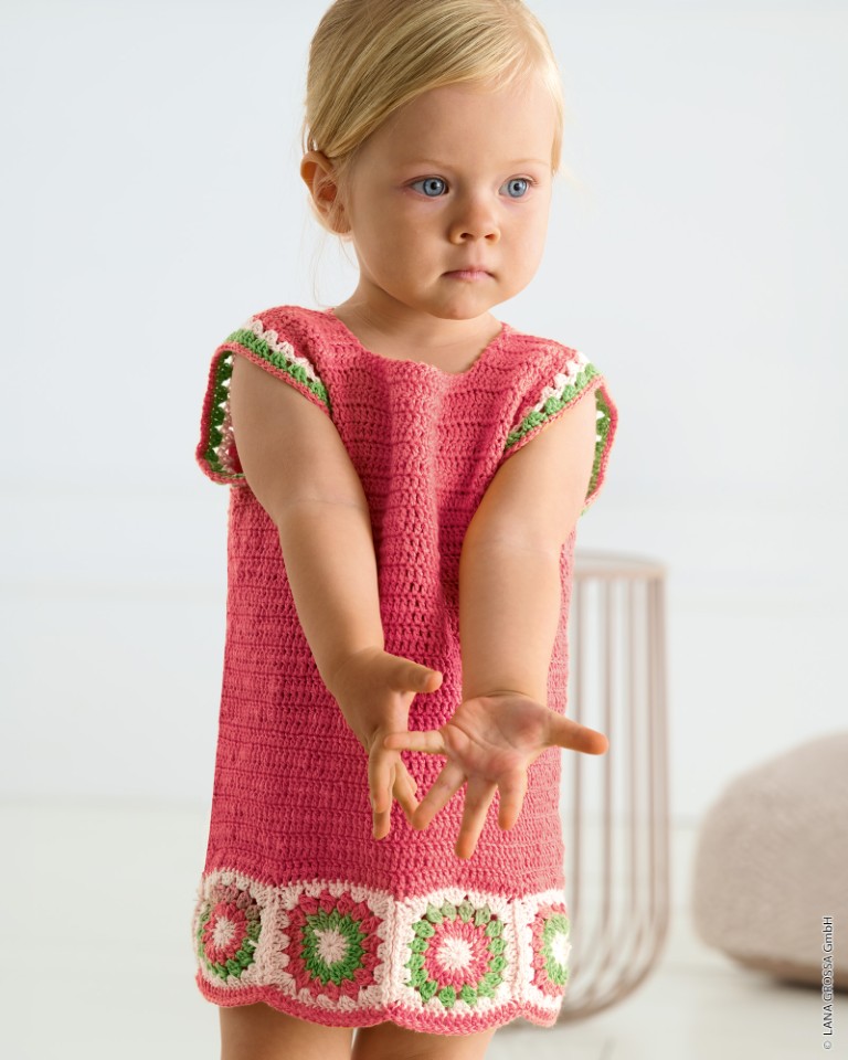 Artikelbild 4 des Artikels “Kleid Mit Granny-Squares aus Summer Cashmere “