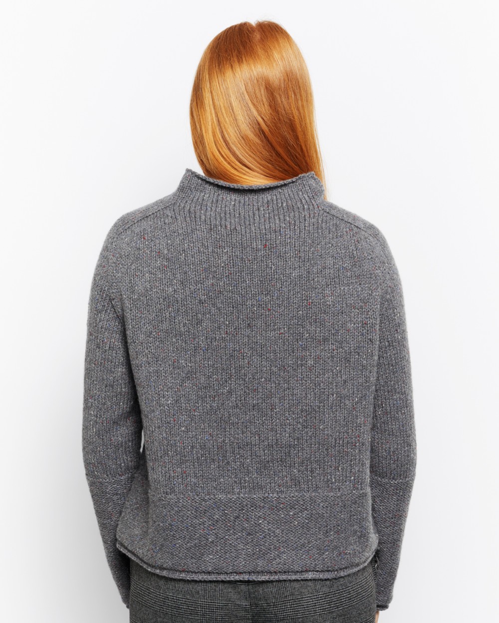 Artikelbild 4 des Artikels “Pullover Nora aus Lamana Como Grande Tweed 57 - Marmor meliert | XXXL (600g)“