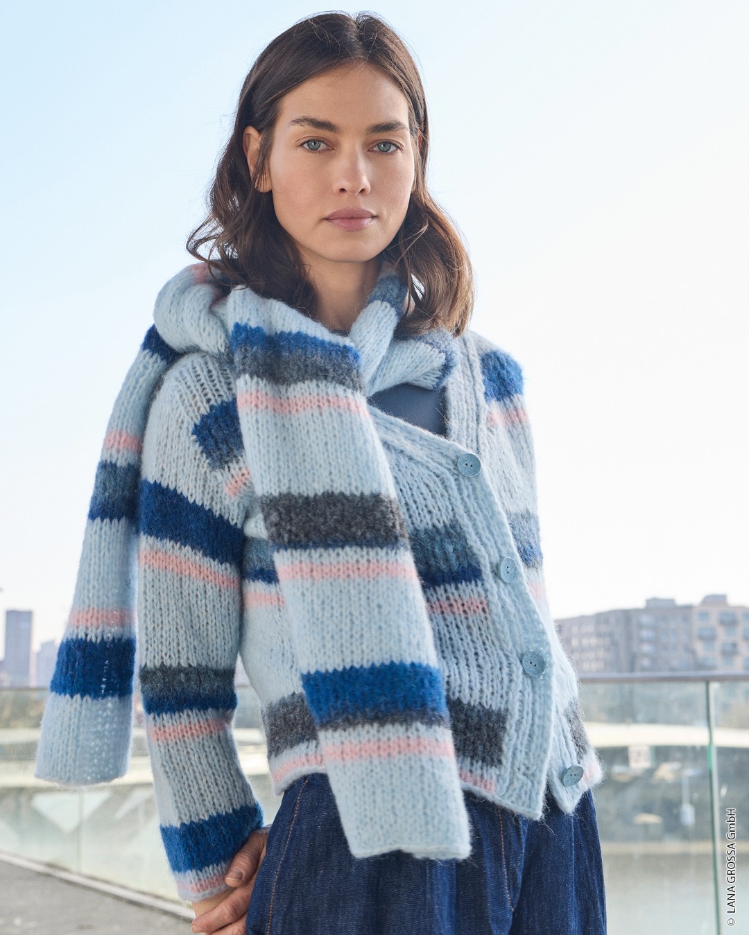 Artikelbild 4 des Artikels “Jacke Mit Streifen aus Gigante & Alpaca Air II “