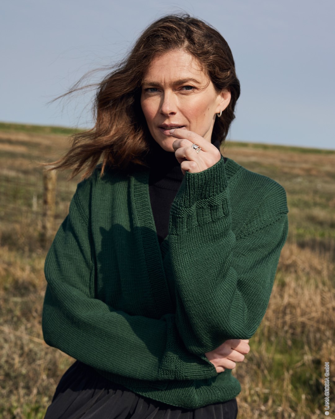 Artikelbild 4 des Artikels “Kurzjacke Mit Strukturstreifen aus Merino Superiore “