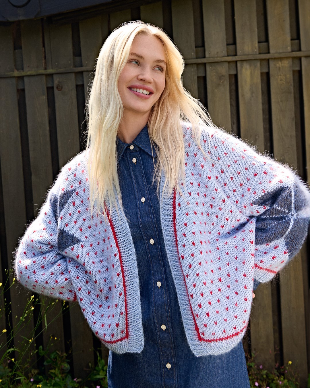Artikelbild 4 des Artikels “Jacquard-Cardigan aus Ecopuno & Silkhair “
