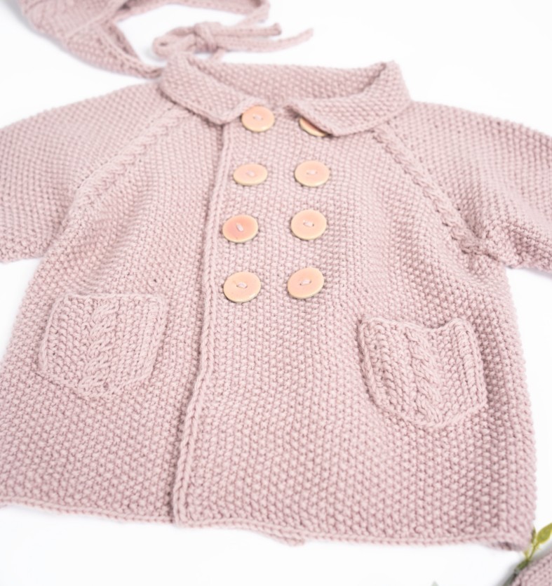 Artikelbild 4 des Artikels “Raglanjäckchen aus Pro Lana Baby Micro “