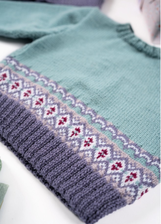 Artikelbild 4 des Artikels “Pulli mit Jacquardmuster aus Pro Lana Baby Merino Soft “