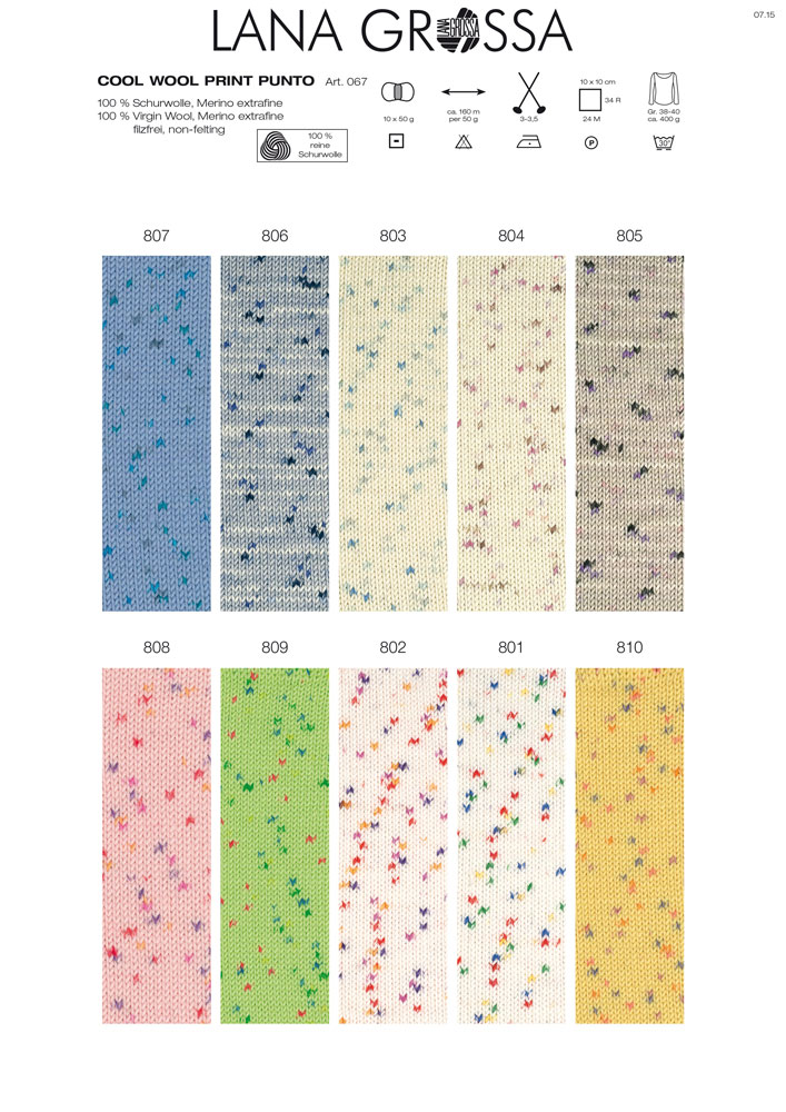 Artikelbild 4 des Artikels “Lana Grossa Cool Wool Print “