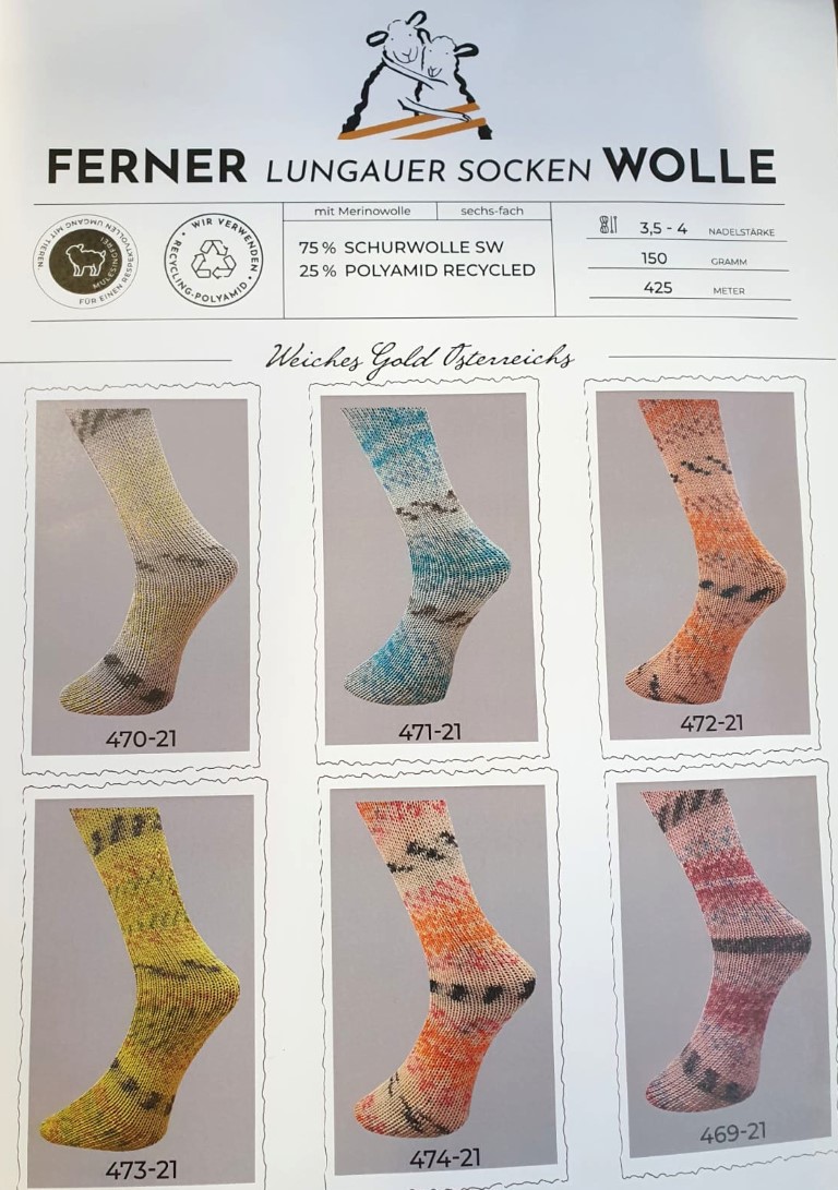 Artikelbild 4 des Artikels “Ferner Wolle Lungauer Sockenwolle 6-fach Merino “