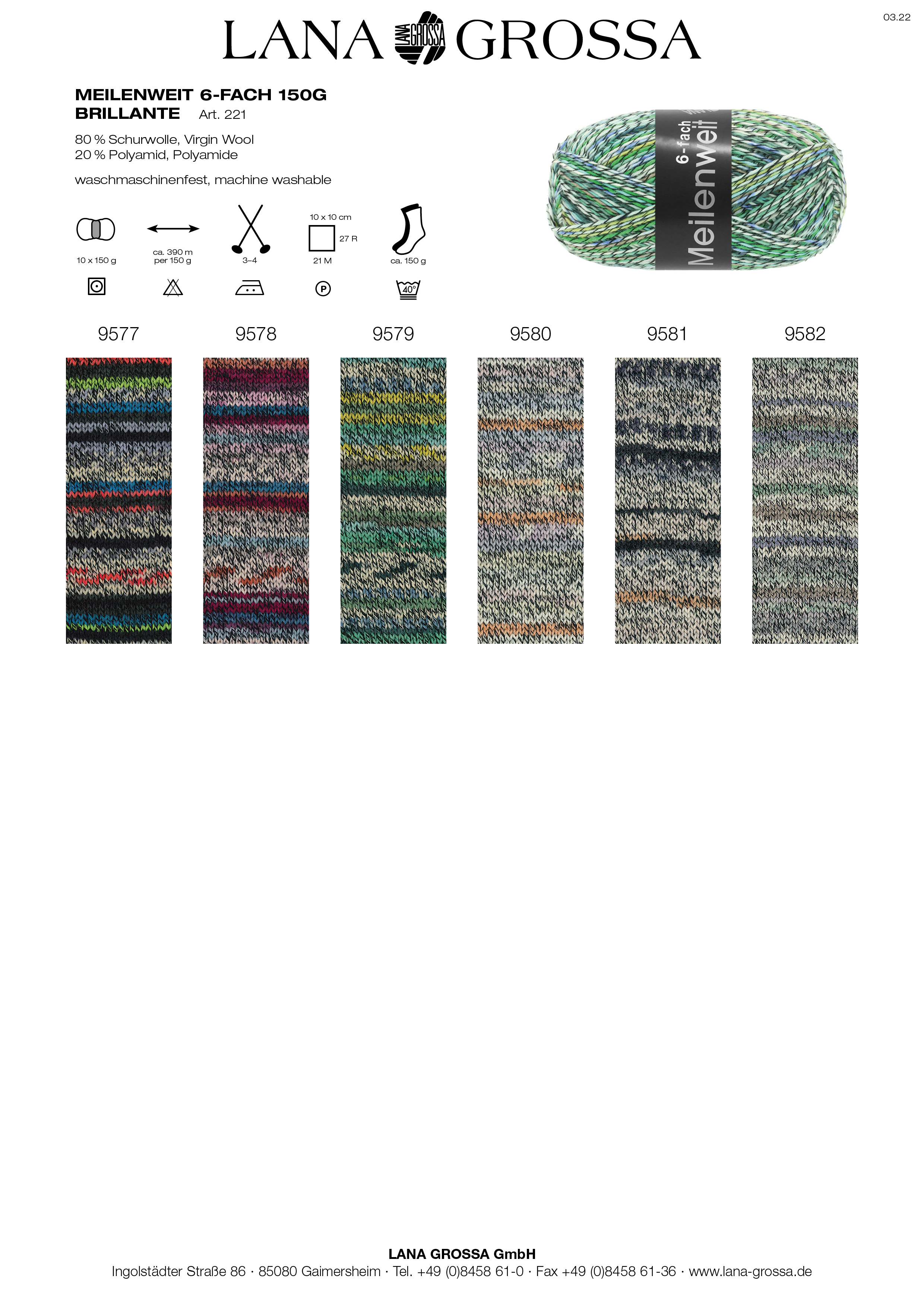 Artikelbild 4 des Artikels “MEILENWEIT 6-fach 150g SPEZIAL print “