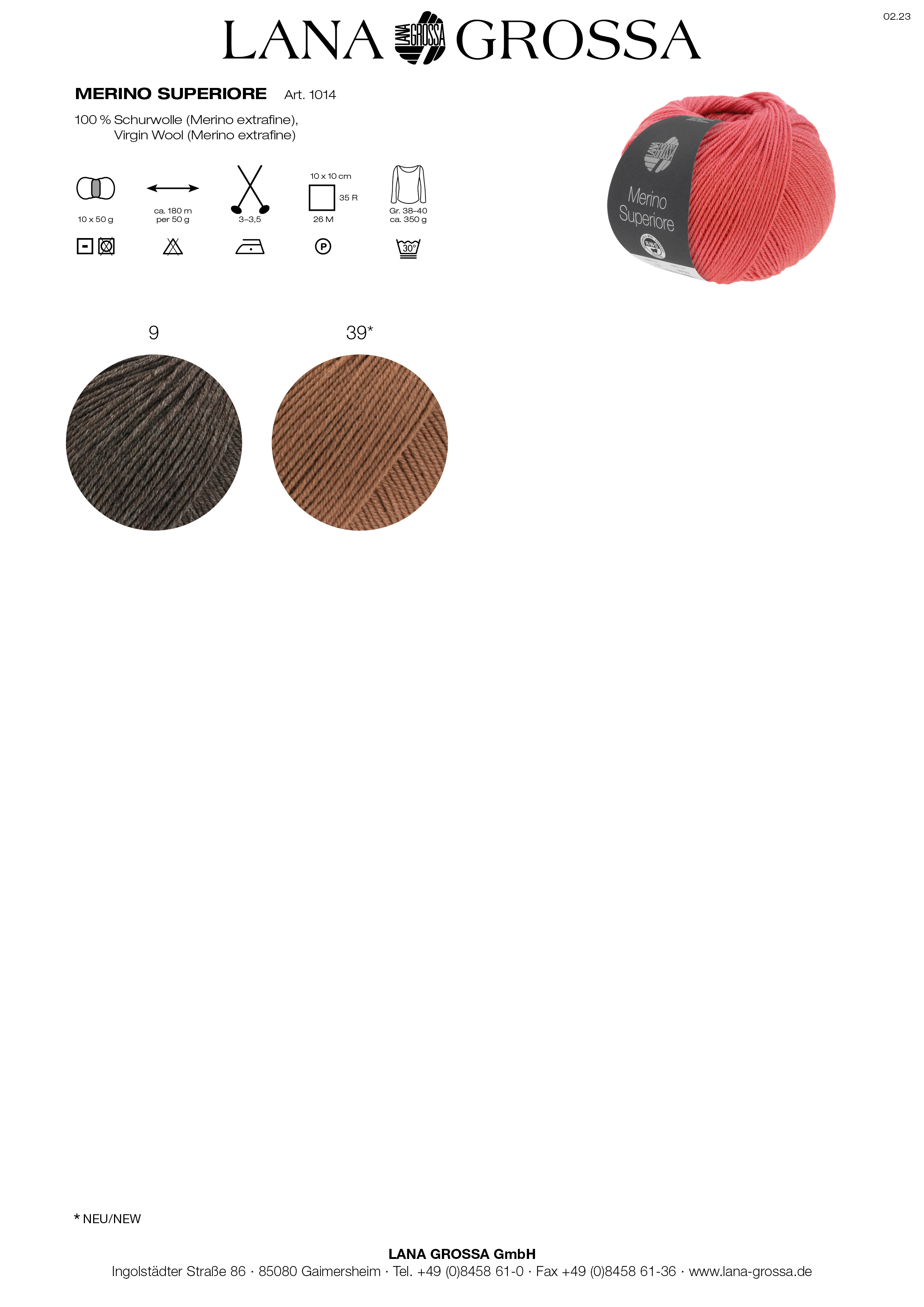 Artikelbild 4 des Artikels “Lana Grossa Merino Superiore “
