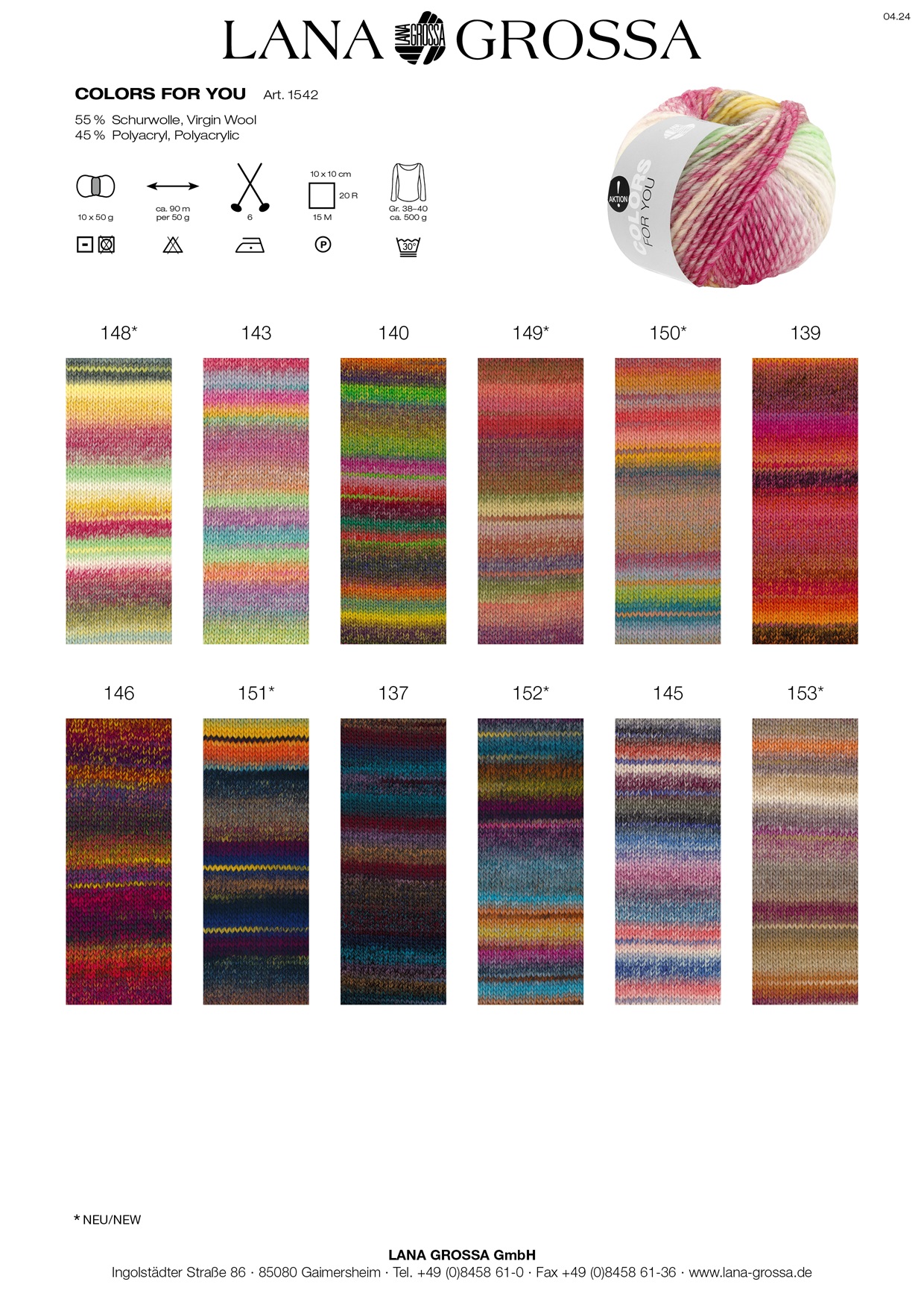 Artikelbild 4 des Artikels “Lana Grossa Colors For You “