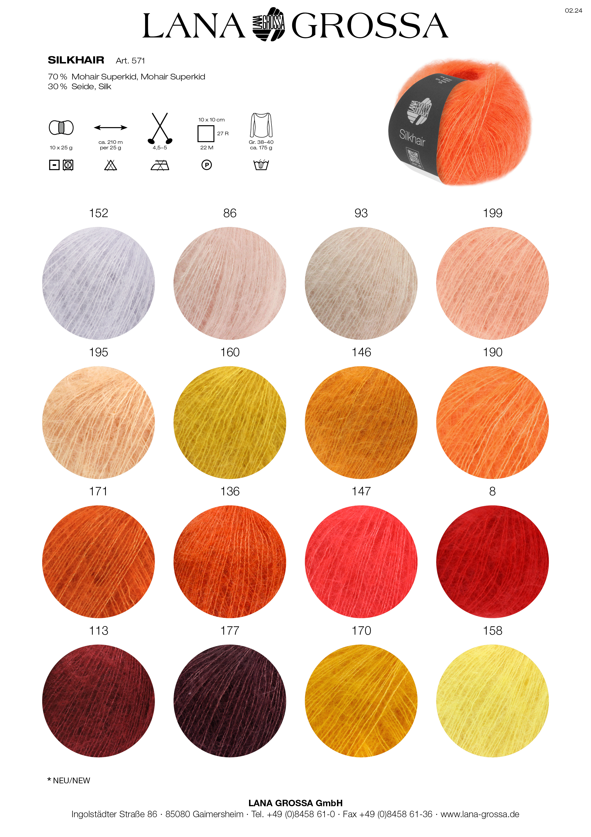 Artikelbild 4 des Artikels “Lana Grossa Silkhair “