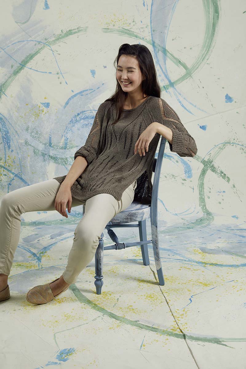 Artikelbild 4 des Artikels “Pullover mit Rautenmuster aus Lino “