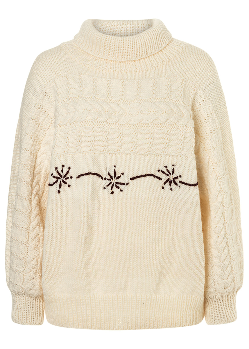 Artikelbild 4 des Artikels “Pullover mit Stickerei aus LandLust Alpaka Merino 100 “