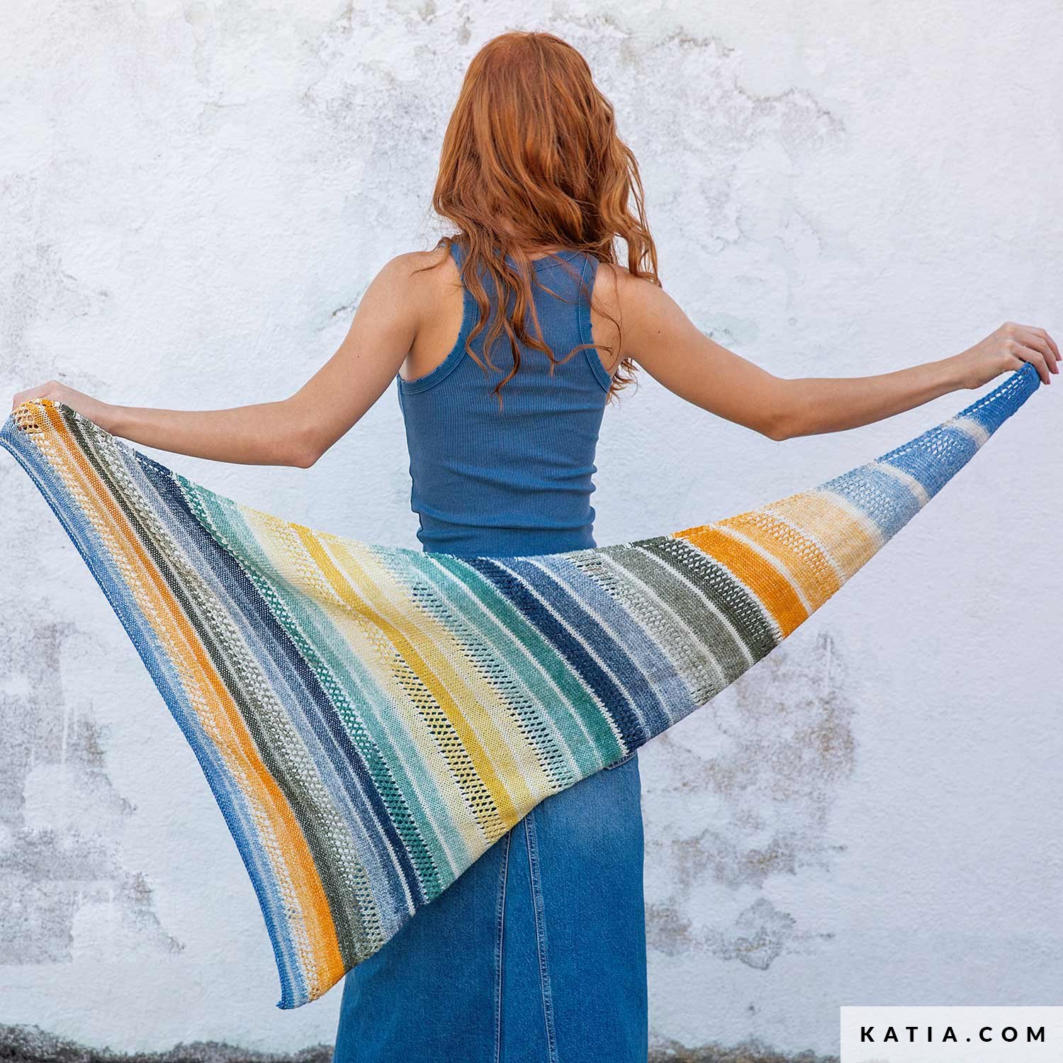 Artikelbild 4 des Artikels “Schultertuch aus Katia Fair Cotton Infinity “