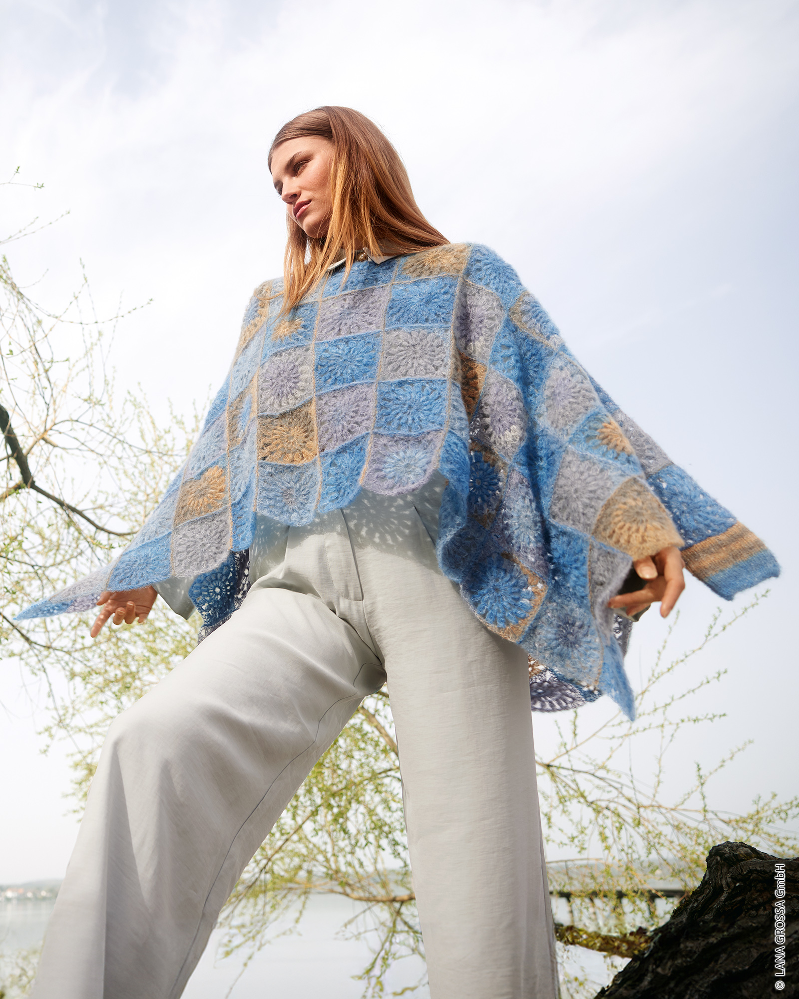 Artikelbild 4 des Artikels “Poncho aus Silkhair Print “