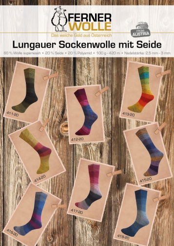 Artikelbild 4 des Artikels “Ferner Wolle Lungauer Sockenwolle Seide “
