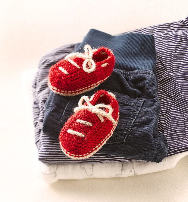 Artikelbild 4 des Artikels “TOPP Baby-Schühchen stricken “