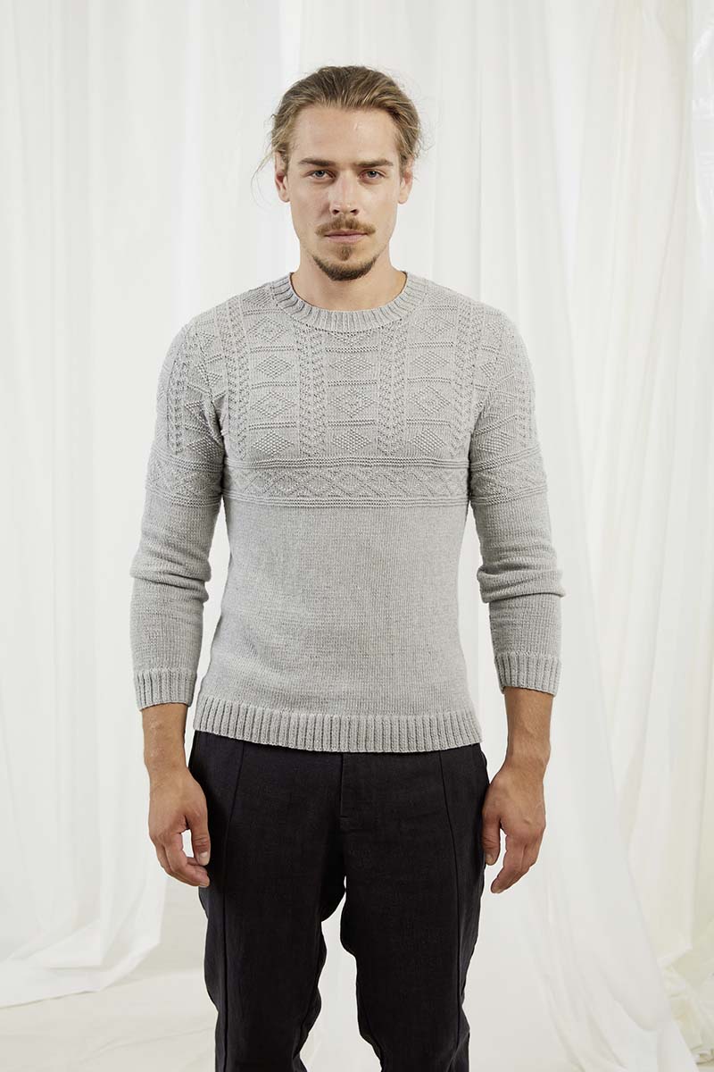 Artikelbild 5 des Artikels “Herrenpullover aus Baby Cotton “