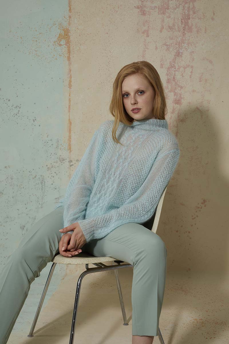 Artikelbild 5 des Artikels “Pullover mit Zopfmuster aus Lace “