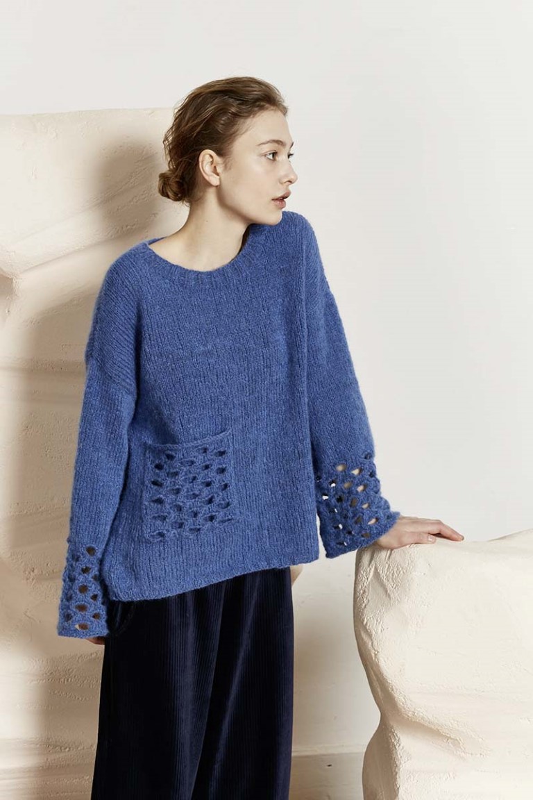 Artikelbild 5 des Artikels “Pullover mit Lochmuster aus Malou Light “