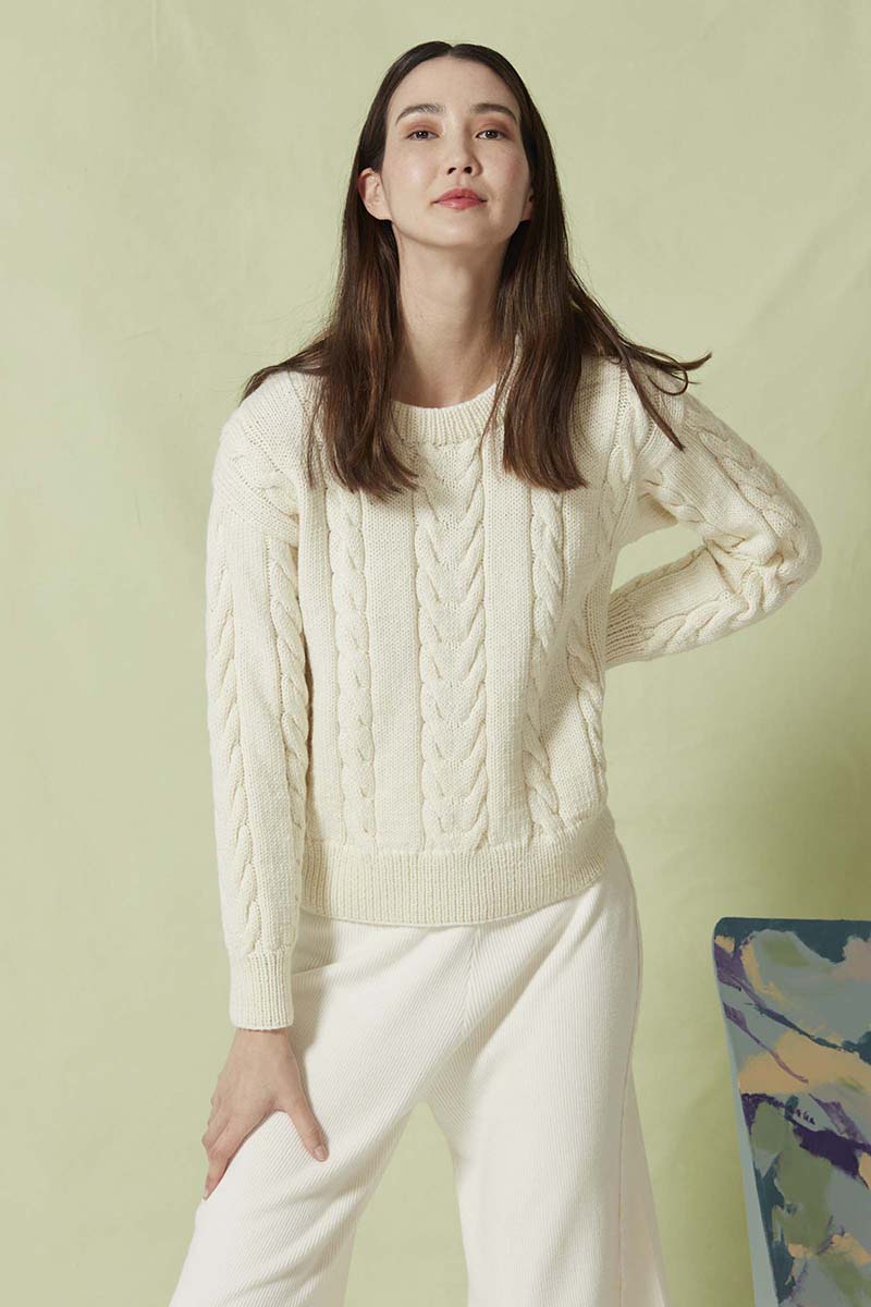 Artikelbild 5 des Artikels “Pullover  aus Merino+ 152.0034 - Rauchblau | M (900g)“