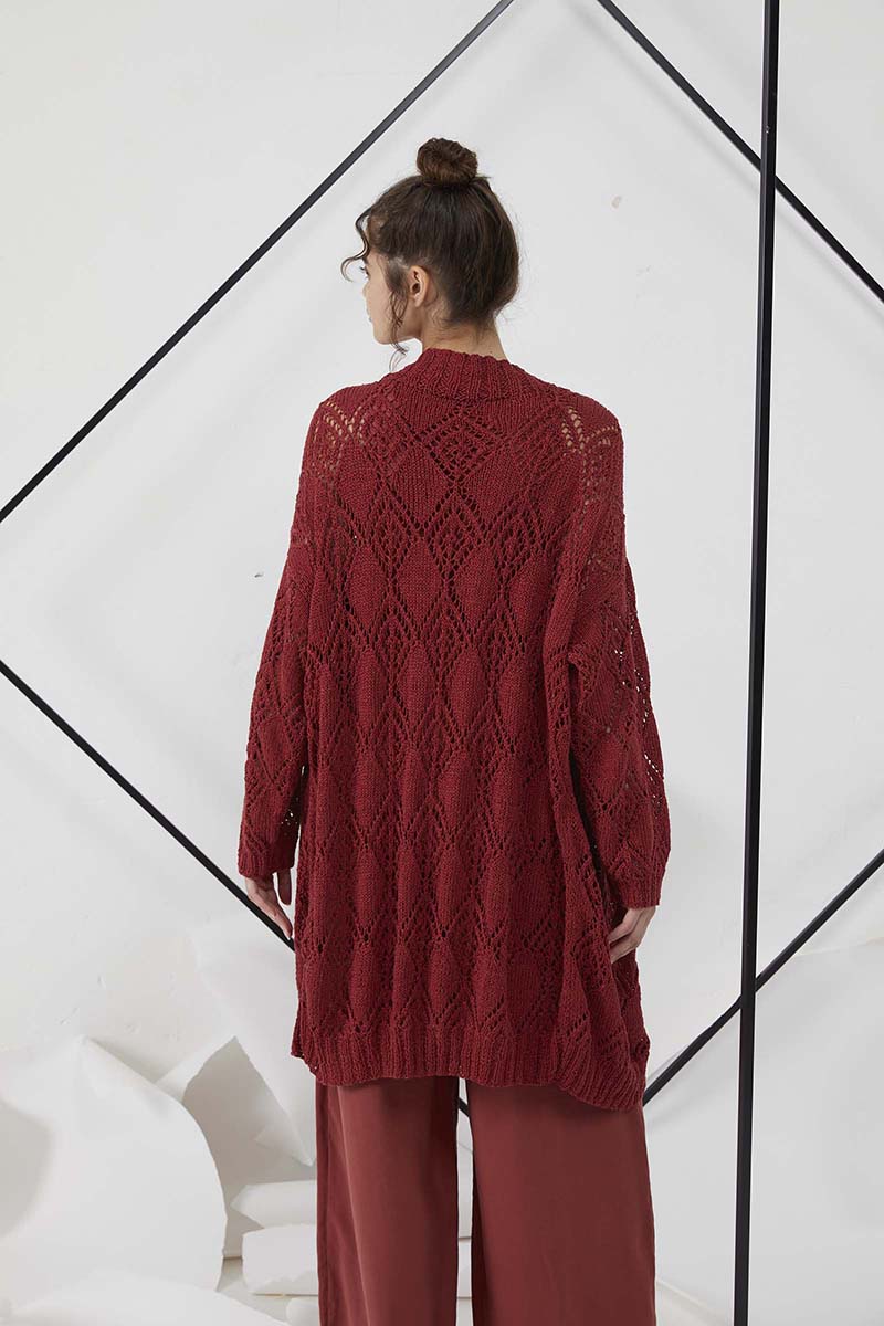 Artikelbild 5 des Artikels “Jacke im Ajourmuster aus Lino “