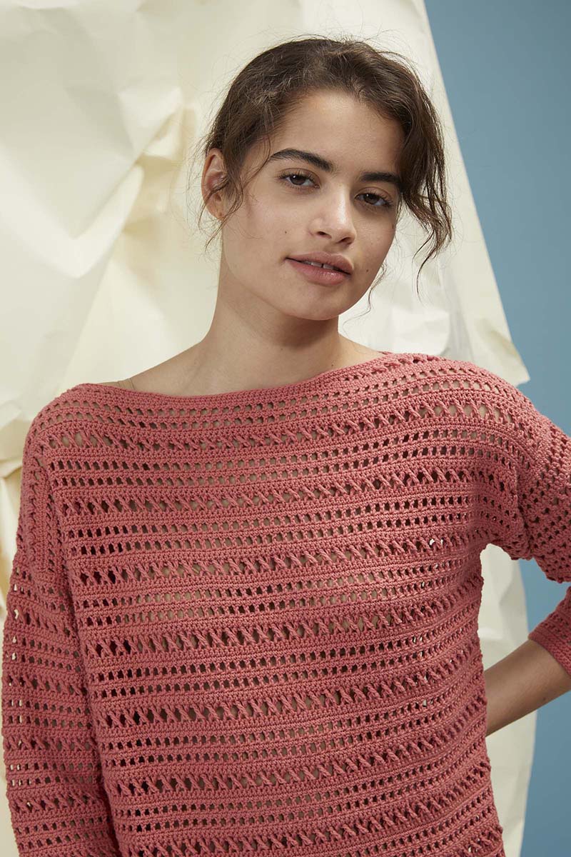 Artikelbild 5 des Artikels “Gehäkelter Pullover aus Baby Cotton “