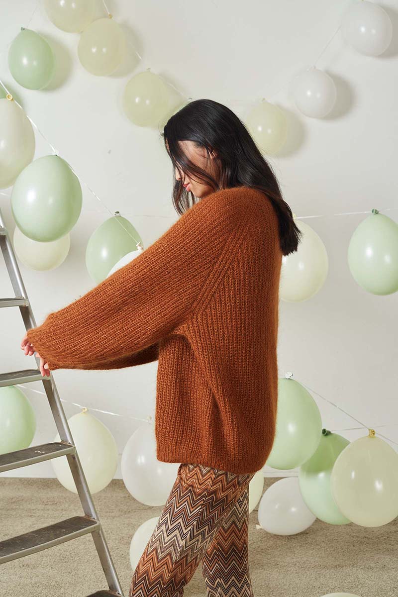 Artikelbild 5 des Artikels “Pullover Top Down Gitte aus Lace 992.0009 - rosa | M-L (425g)“