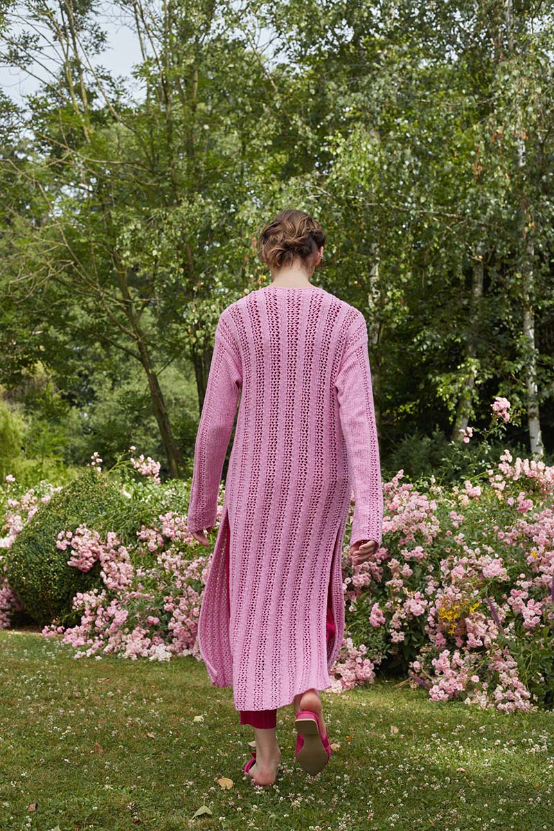 Artikelbild 5 des Artikels “Long cardigan Smell The Roses aus WOOLADDICTS Bliss “