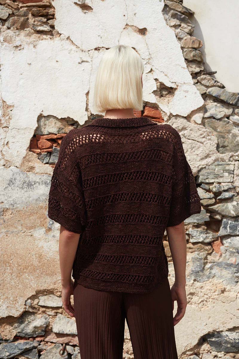 Artikelbild 5 des Artikels “Short-sleeved sweater Wander Off aus WOOLADDICTS Pride 1090.0026 - sand | S (300g)“
