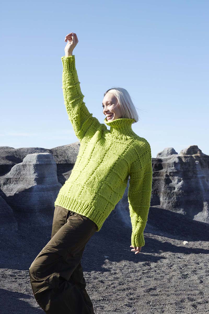 Artikelbild 5 des Artikels “Pullover Desert Bloom aus WOOLADDICTS Fire “