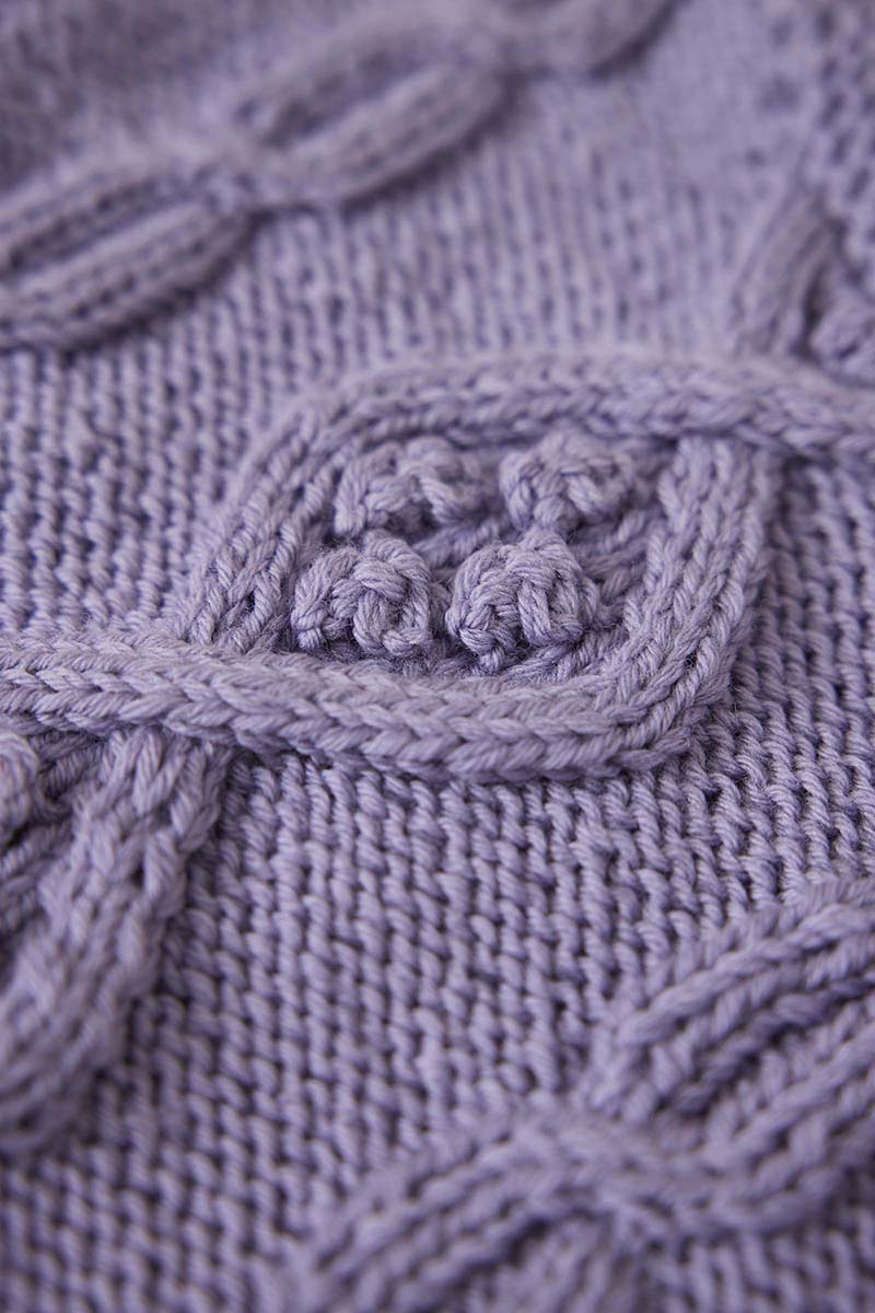 Artikelbild 5 des Artikels “Pullover Elina aus Merino 200 Bebé 71.0307 - flieder | 62-68 (200g)“