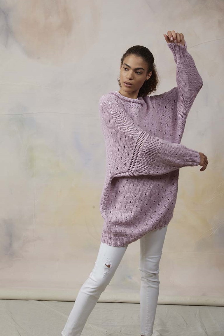 Artikelbild 5 des Artikels “Oversize Pullover aus Amira 933.0009 - rosa | L-XL (650g)“